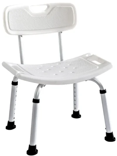 Silla de ducha con respaldo